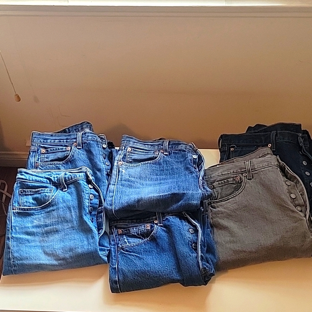 Lot of 5 Pair Levi 501's. All Very Good to Excellent Condition! - Picture 9 of 10